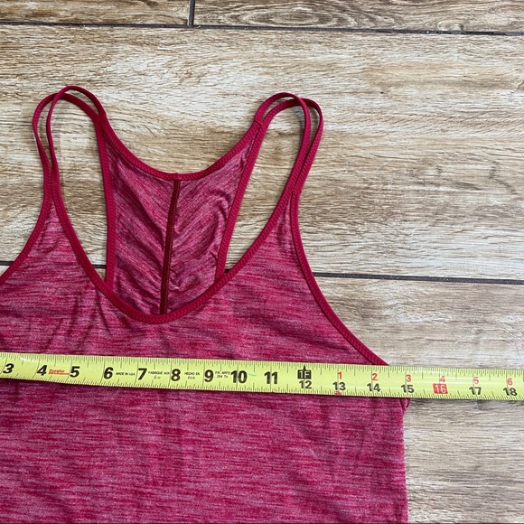 Lululemon What The Sport Singlet Size 6 Cranberry - Picture 12 of 12